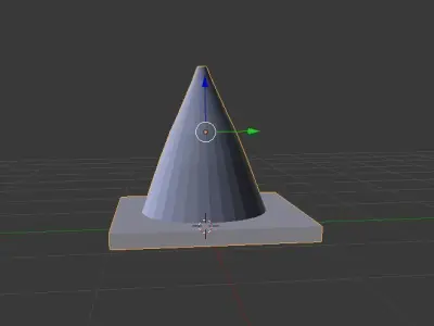 traffic cone construction cone low poly Free low-poly 3D model