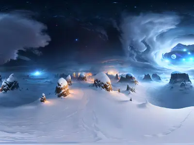 HDRI Alien Places Vol1 Low-poly 3D model