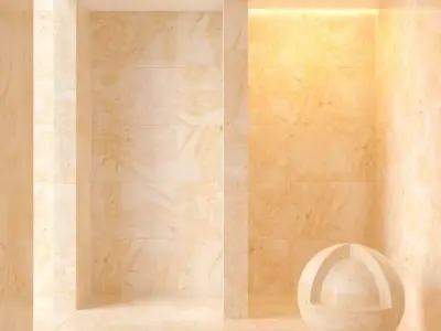 Marble wall 115 3D model