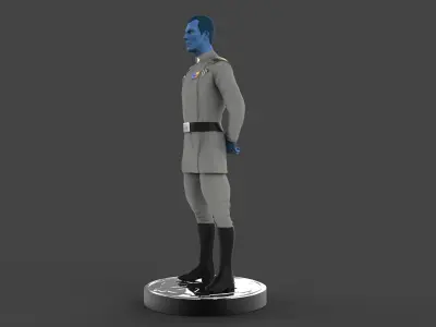 Grand Admiral Thrawn Figure 3D print model