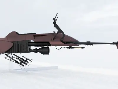 74z Speeder Bike  Full Scale ROTJ 3D print model