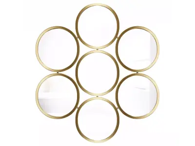 Mirror in a metal frame GZ-M1071 3D model