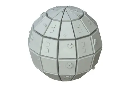 Sci Fi Object No 3467 Low Poly Low-poly 3D model