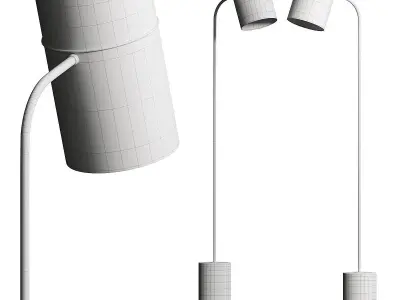 West Elm Shaw Floor Lamp 3D model