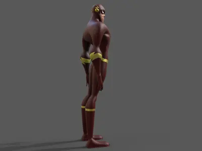 The Flash 3D model