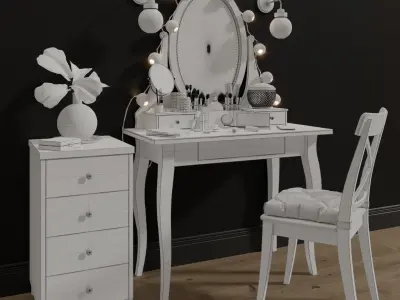 Dressing Table 03 3D model purchase