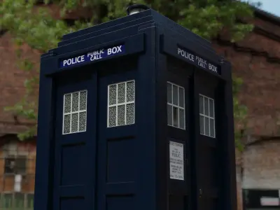 Mark 2 Metropolitan Police Box 3D model