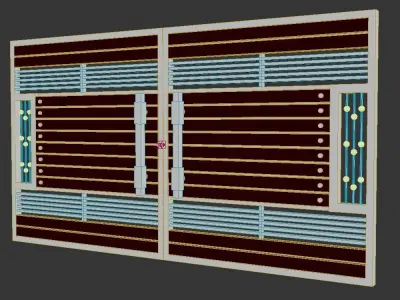 Exterior Gate  Free 3D model