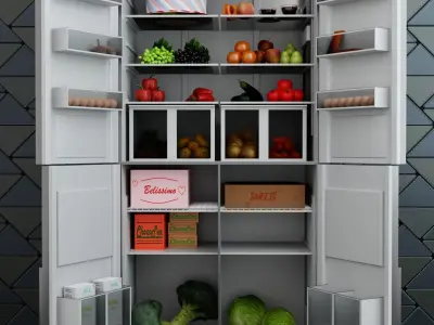 Artel no frost refrigerator 3D model