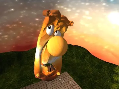 Alice In Wonderland Doorknob Free 3D model