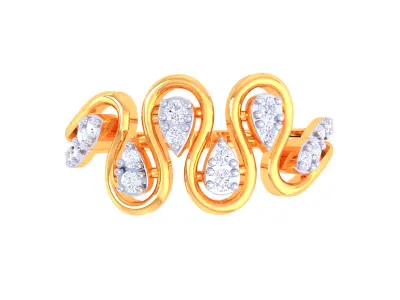Women Ring MTL 3dm STL OBJ FBX Details 3D print model 30