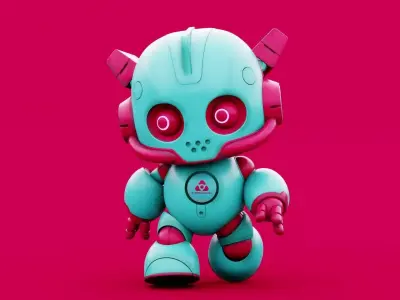 ROBO G-11  Rigged for Unreal Engine - Unity - MIXAMO 3D model