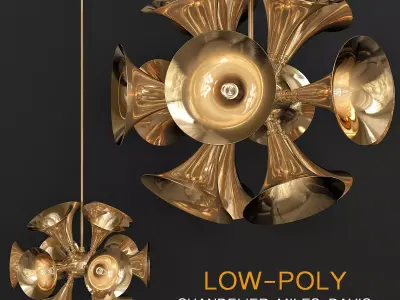 CHANDELIER MILES DAVIS 3d model Low-poly 3D model