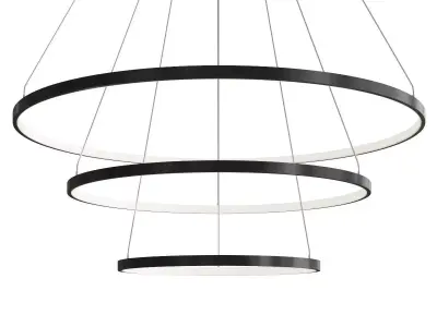 LED Round Pendant 3D model