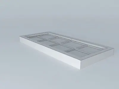 Glass window Free 3D model buy