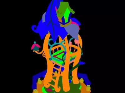 Object Design - Gang Construction Tower - Chang 3D model