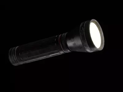 Flashlight  Low-poly 3D model