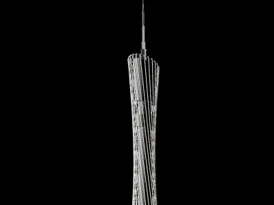 Canton Tower 3D model 3D print model