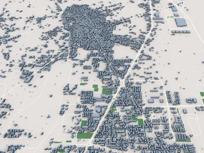 Giugliano in Campania City Italy 3D model