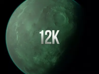 Moon WA160523PS 12K Cycles 3D model