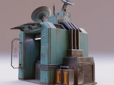 Cyberpunk Style Collection 2 3D Model Pack