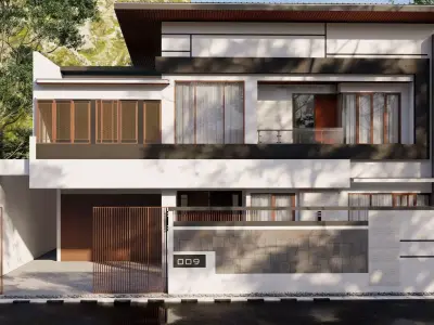 MInimalist house design 3D print model