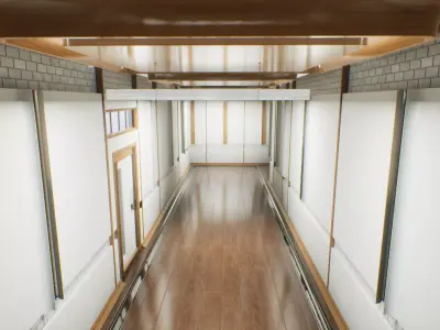 Modular Modern Interior Low-poly 3D model