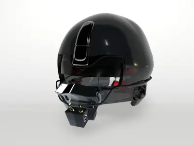SiFi Military Helmet 3d Modeling 3D model 3D model