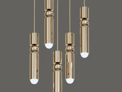 Floor lamp collections 3D model