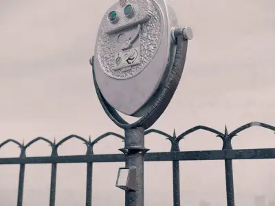 coin-operated binoculars 3D model