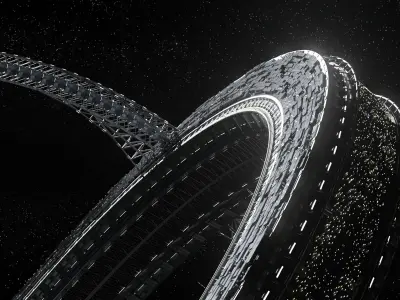 Space-station - Original design 3D model