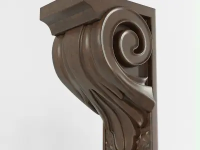 corbel decorative 3D model