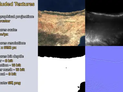 Nicosia Cyprus City Landscape 3D Model 3D model