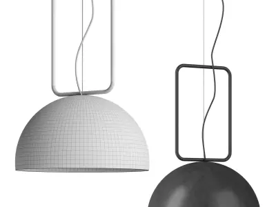 King Dome - Hanging lamp 3D model