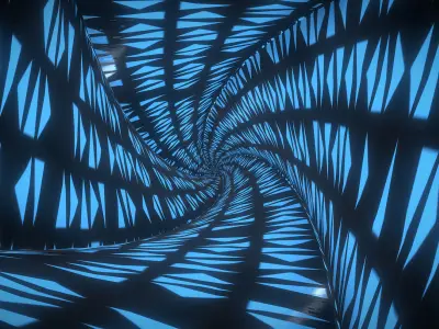 Glowing Pyramid 3D model