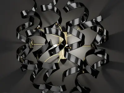 Wall light Astro MetalLux 9 pieces 3D model