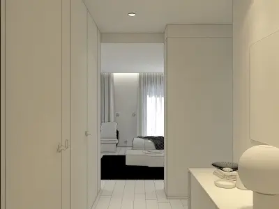 Interior apartment design 3D model