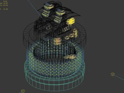 Titan Base - Academy of Sciences 02 3D model