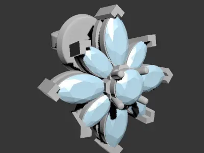 110119 SE marquise star 3D print model