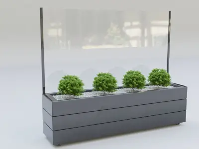 Planter Glass Division 3D model