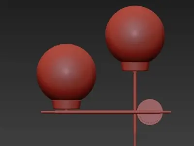 Wall lights 5 3D model