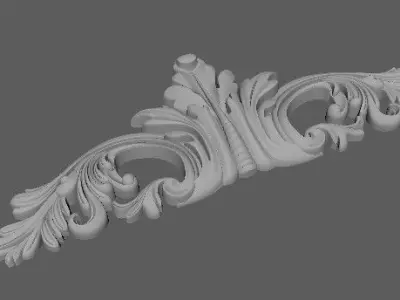 Decor for furniture 3D model 47