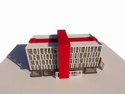 Building Hospital 3D model