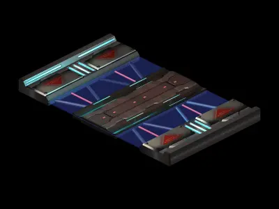 Satellite City Objects - Road 20 3D model