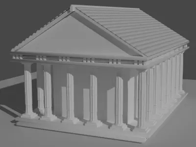 Treasury of Ancient Greece Free 3D model