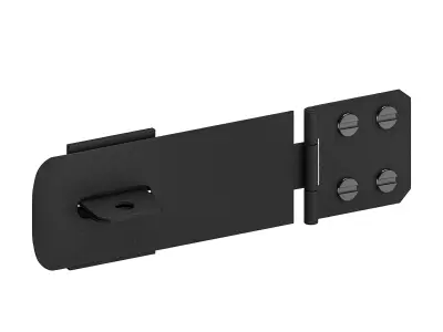  Wrought Iron Hasp 3D model