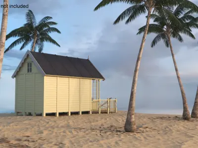  Beach Hut with Patio Zone 