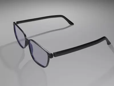 Black Glasses 3D model