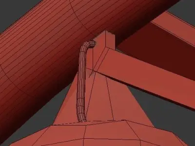 SPENCER HOOP CHANDELIER 1 3D model