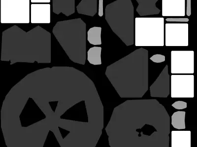 stylized Floating Islands Crystal magic  Low-poly 3D model Low-poly 3D model